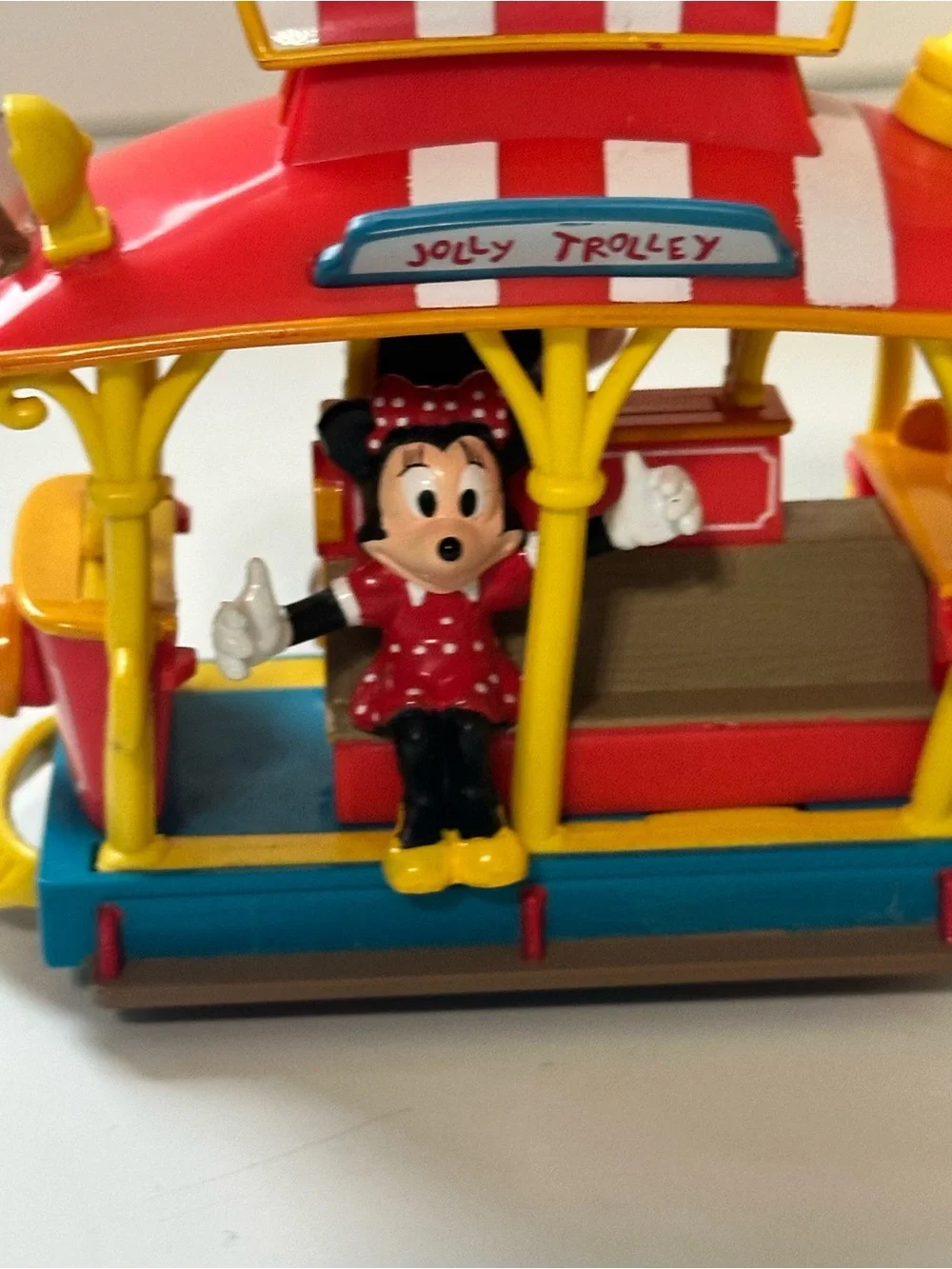 Vintage 1993 Disney Theme Park Attraction Jolly Trolley Mickey Minnie Mouse